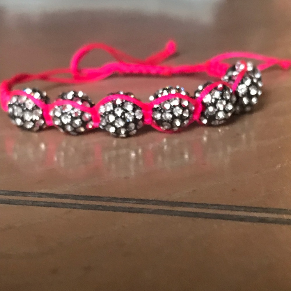 Drawstring Rhinestone Bracelet - Picture 2 of 6